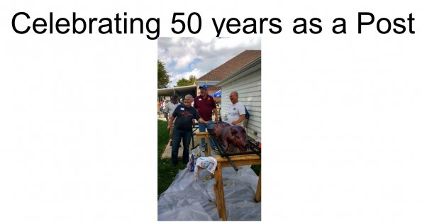 Celebrating 50 years as post-pig roast
